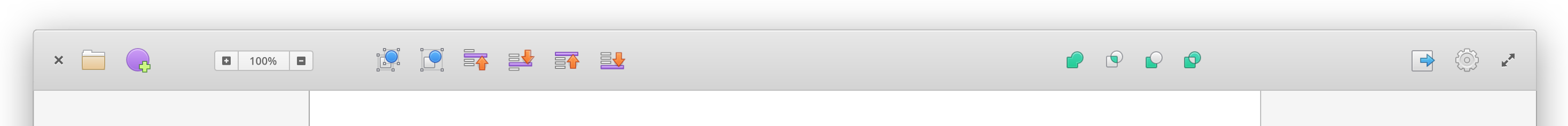 Header Bar with Icons